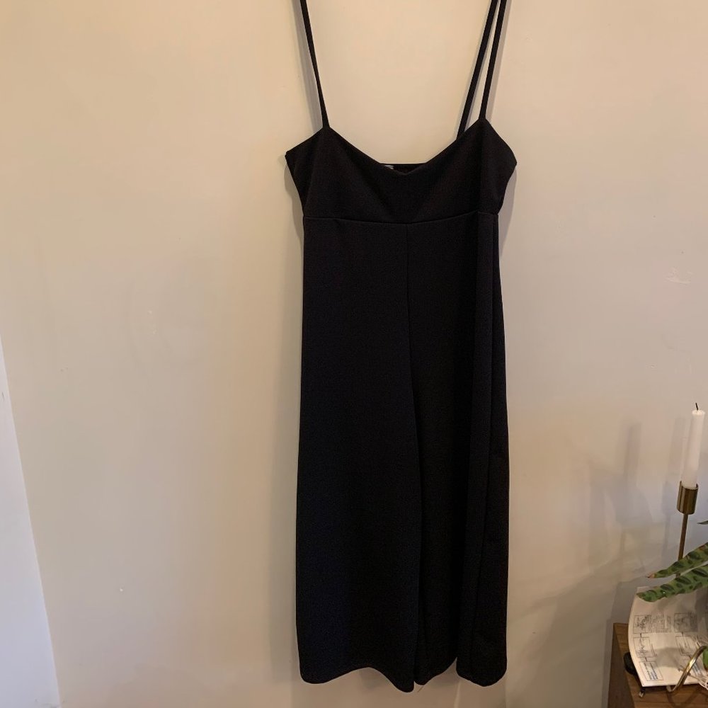 Black one piece jumpsuit